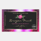 Parties scintillant rose violet noir Étiquettes de (Devant)