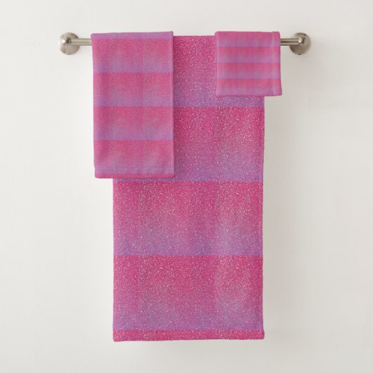 Parties scintillant rose violet Ombre Gris Motif m (En situation)