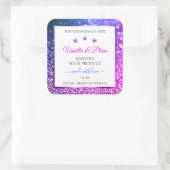 Parties scintillant rose violet produit Étiquettes (Sac)
