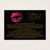 Parties scintillant roses chaudes lèvres 💋 instru (Dos)