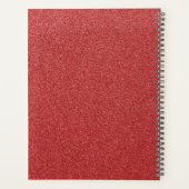 Parties scintillant rouge, Arrière - plan Parties  (Dos)