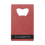 Parties scintillant rouge, Arrière - plan Parties (Dos)