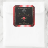 Parties scintillant rouge Noir Produit Étiquettes  (Sac)