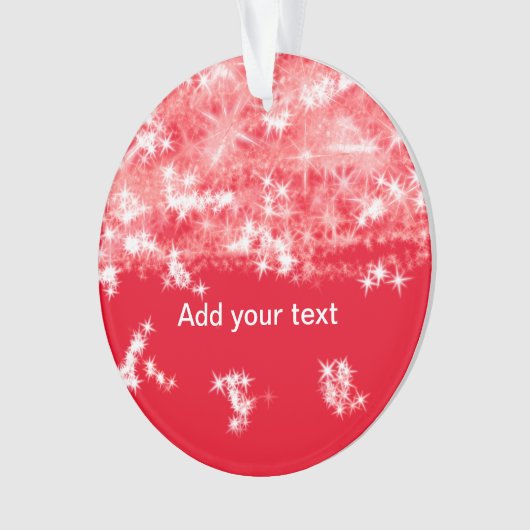 Parties scintillant rouge simple étoiles étincelan (devant)