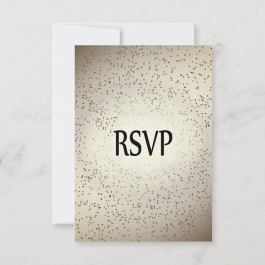 Parties scintillant rustique RSVP w choix d'arbore (Dos)