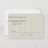 Parties scintillant Sandy Beach Wedding rsvp (Dos)