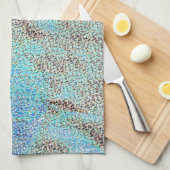 "Parties scintillant" Serviette de cuisine (Quart Plié)