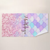 Parties scintillant Sirène (Serviette de bain)