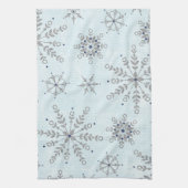 Parties scintillant Snowflakes Serviette de cuisin (Vertical)
