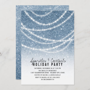 Parties scintillant Sparkles & Cocktail Invitation