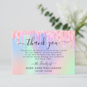 Parties scintillant Sparkly Funeral Carte de remer (Debout devant)