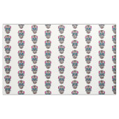parties scintillant Sugar Skull tissu (Yard)