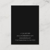 Parties scintillant sur la carte d'affichage du co (Dos)