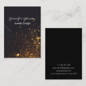 Parties scintillant sur la carte d'affichage du co (Devant / Derrière)