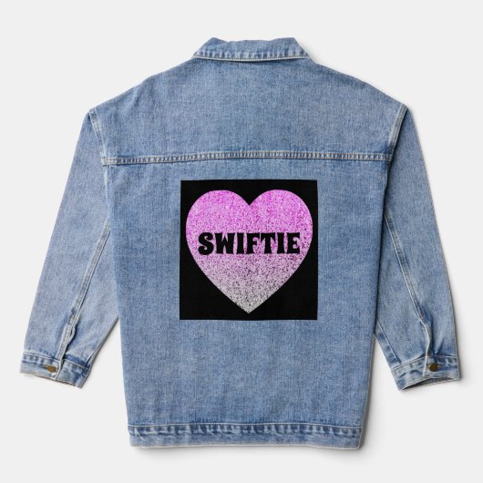 PARTIES SCINTILLANT SWIFTIE COEUR Denim Veste (Verso)
