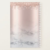 Parties scintillant tendance Rose or gouttes de ma (Dos)