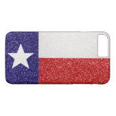 Parties scintillant Texas drapeau iPhone 7 coque (Dos (Horizontal))