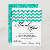 parties scintillant Turquoise 4x5 PLAT Carte de re (Devant / Derrière)