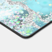 parties scintillant turquoise bleu pastel (Coin)