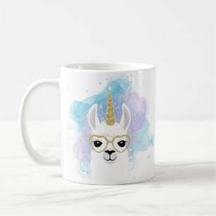 Parties scintillant Unicorn Llama Mug