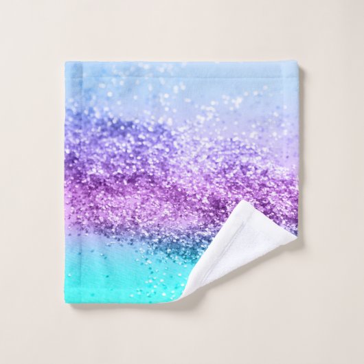 Parties scintillant Unicorne Filles #14 #déco bril (Gant de toilette)