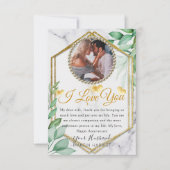 Parties scintillant verdoyante Photo Carte Anniver (Devant)