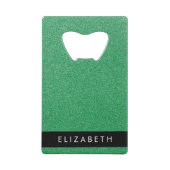 Parties scintillant verte, Arrière - plan Parties  (Devant)