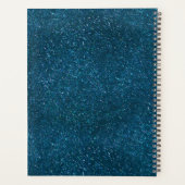 Parties scintillant verte de minuit (Dos)