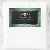 Parties scintillant verte Forêt Étiquettes de prod (Sac)