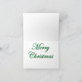 Parties scintillant verte talons Noël Carte de voe (Intérieur)