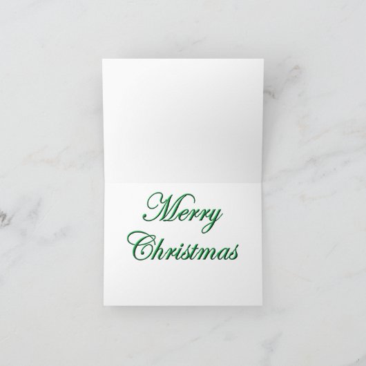 Parties scintillant verte talons Noël Carte de voe (Intérieur)