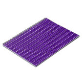 Parties scintillant violet carnet (Côté gauche)
