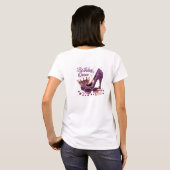 Parties scintillant violet diamant haut talon d'an (Dos entier)