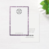 Parties scintillant violet moderne écran d'oreille (Bureau)