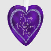 Parties scintillant violet Script romantique Saint (devant)