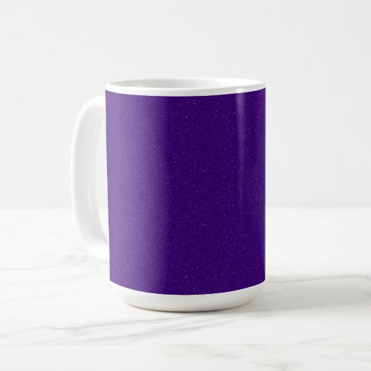 Parties scintillant violet texture café Mug - Pers (Devant gauche)