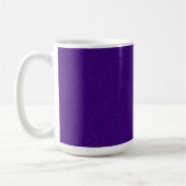 Parties scintillant violet texture café Mug - Pers (Gauche)