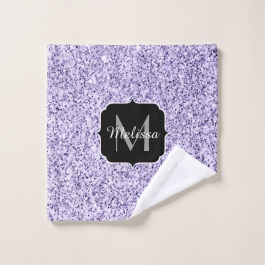 Parties scintillant violet ultra violet brillant M (Gant de toilette)