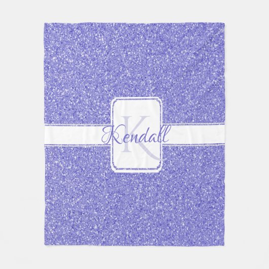 Parties scintillant violette - Couverture de lance (Devant)