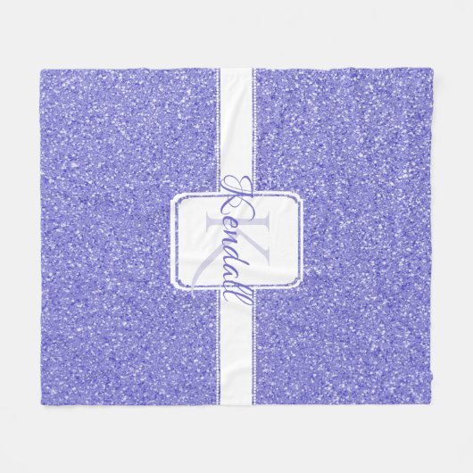 Parties scintillant violette - Couverture de lance (Devant (Horizontal))