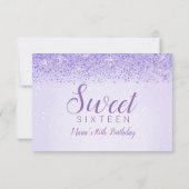 Parties scintillant violette, Glam Merci Les Carte (Dos)