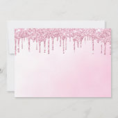 parties scintillant violette invitation (Dos)