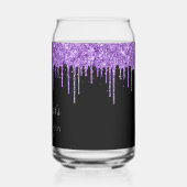 Parties scintillant violette Lits Noir 21e anniver (Gauche)