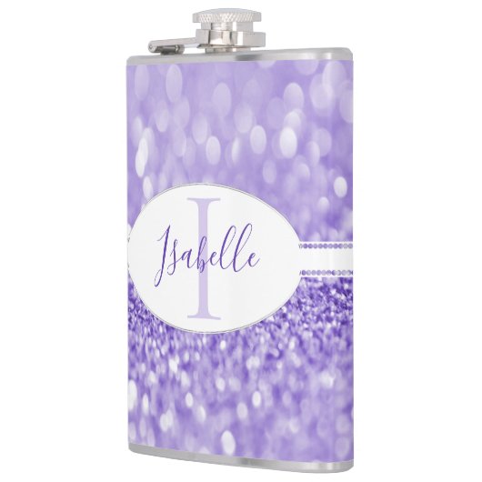 Parties scintillant violette Personnaliser Flacon (Gauche)