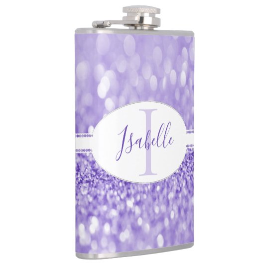 Parties scintillant violette Personnaliser Flacon (Droite)