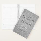 Parties scintillant wedding planner Silver Sparkle (Devant avec enveloppe)