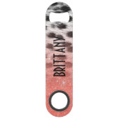 Parties scintillantes de corail de Faux sur le (Dos)