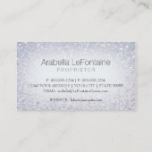 Parties scintillantes élégantes de carte de visite (Dos)