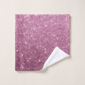 Parties scintillantes girly de Bourgogne d'abrégé (Gant de toilette)