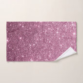 Parties scintillantes girly de Bourgogne d'abrégé (Serviette à main)